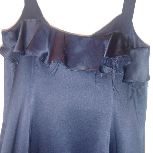 Cinq a Sept Gigi Silk Dress with Ostrich Feathers - Picture 4 of 8